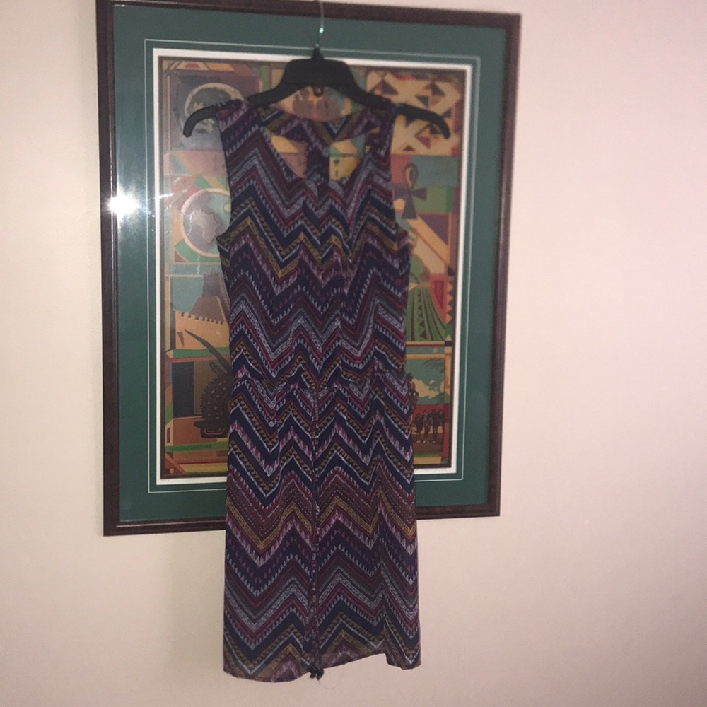 Multicolor Printed Dress